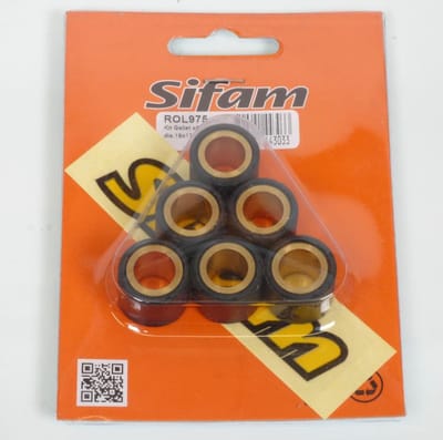 sifam variatorrol voor piaggio scooter 125 skipper 2t lx 1998 tot 2000 19x17 13grs nieuw