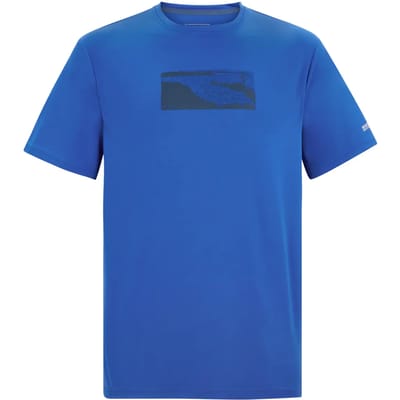 Heren Fingal T-shirt met korte mouwen en gemêleerde print