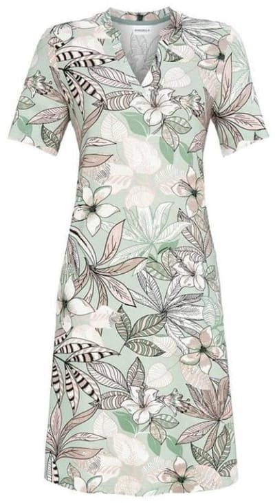 Ringella – Exclusif Design – Nachtkleed – 5211049 – Jade Green – Maat 44