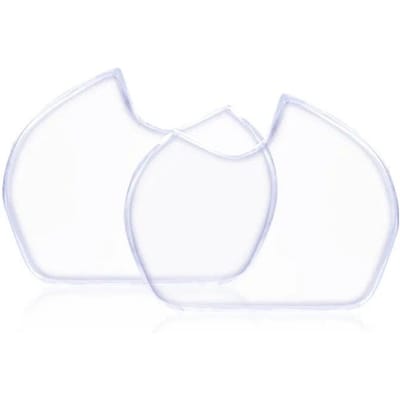 Siliconen Gel Voorvoet Pads voor Vrouwen Schoenen Antislip Inzetstukken Zelfklevende Binnenzolen Sandalen Antislip Pijnverlichting Danser Voet Pad wit