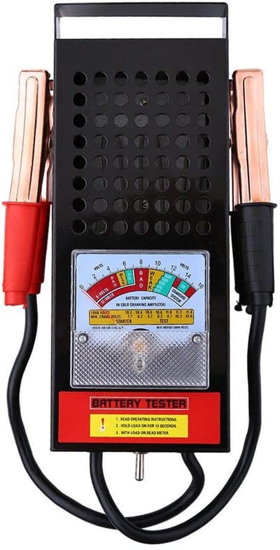 Accutester Batterij Tester - Laadstroom Controle - Auto Onderhoud - 6-12V 100A Bereik - 32 x 8 x 16 cm