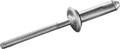 GOEBEL® - 250 x Spreid blindklinknagels 5,2 x 31,8 mm - Alu Aluminium AlMG 5,0 / Alu Aluminium AlCuMg 1 - Vlakke kop - TRE-GO - 8080552310 - Popnagel
