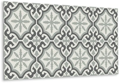 Tulup PVC Wandpaneel - Schaakstukken Vinyl Wandpaneel - 100 cm x 50 cm - Grijs Wandpaneel PVC - 1 stuk - Wandpaneel PVC - Mozaïek Wandpaneel - Wandpaneel Zelfklevend - Plaktegels Keuken en Badkamer