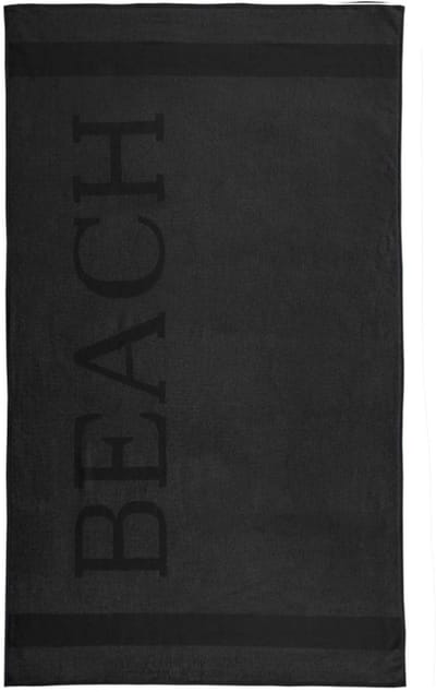 Strandlaken Beach - 100x200 cm - Zwart