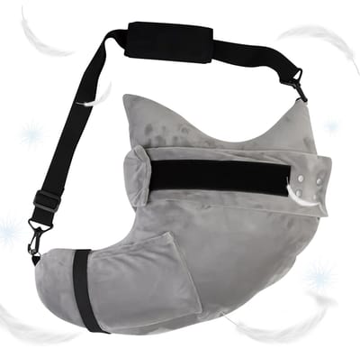 Dailygoods- Schouderkussen Ergonomisch Ontwerp - Steunkussen voor in Bed - Aanpasbaar Kussen - Herstel Accessoires - Ondersteuning voor Schouders en Nek - Comfortabel voor Alle Leeftijden