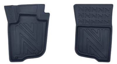 Rubbermatten Mitsubishi L200 pick-up 2005-2016 (voorset) - Premium carbonlook