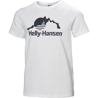 Helly Hansen Graphic Jr T-shirt Met Korte Mouwen Wit 10 Years Kinderen
