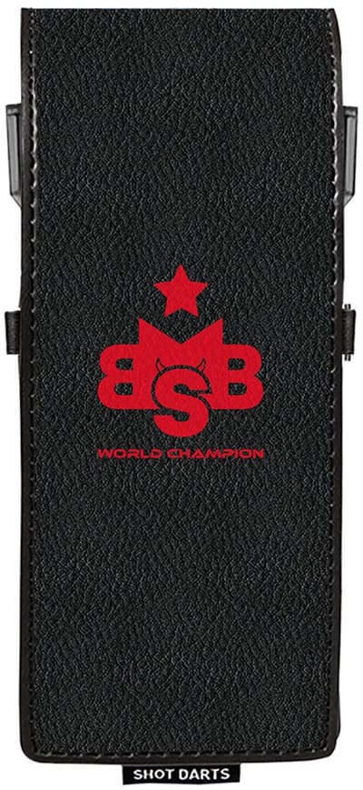 Shot Michael Smith Drop In Case Black - Dart Case