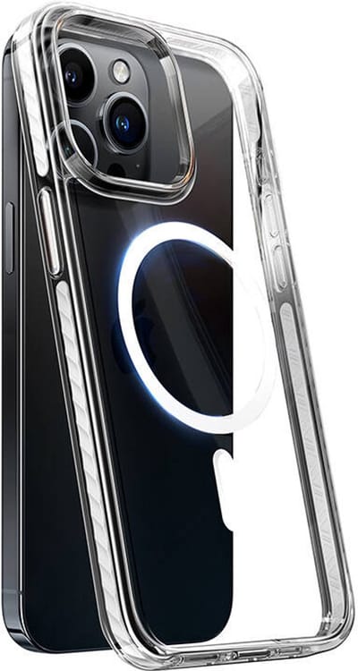 Torras Sparka Hoesje Voor Iphone 15 Pro Beschermhoesje Transparant