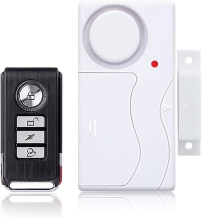 Deur Sensor Alarm - Raammelder Beveiliging - Huis Beveiligen - 105dB Luid Alarm - 85x40x15mm - Wit