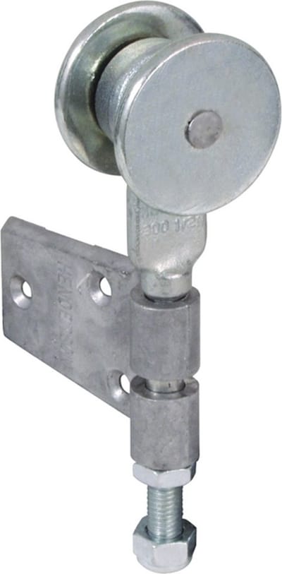 Henderson Hangrol - deurdikte 45-55 mm - gemaakt van staal - voor houten vouwdeuren - max 70 KG - eindhangrol