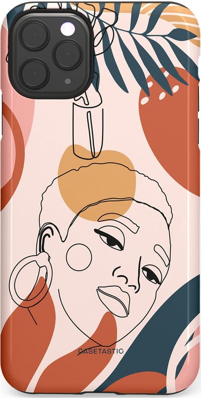 Casetastic Hoesje Geschikt voor Apple iPhone 11 Pro Max - Stijlvolle Beschermende Duo-layer Case - Ochtend blush