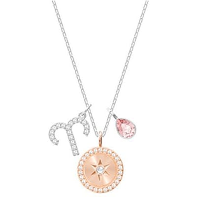 Swarovski Zodiac Ram Ketting Damesketting Roze 5349220 Box (Random Color) white