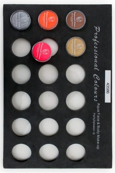 PXP Professional Kleur Tray 10 gram voor Collectorbox 43580 - Carnaval Schmink Kleur Feest Thema Body Paint