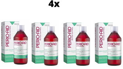 4x PerioAid Mondspoelmiddel Active Control 0,05% 500 ml