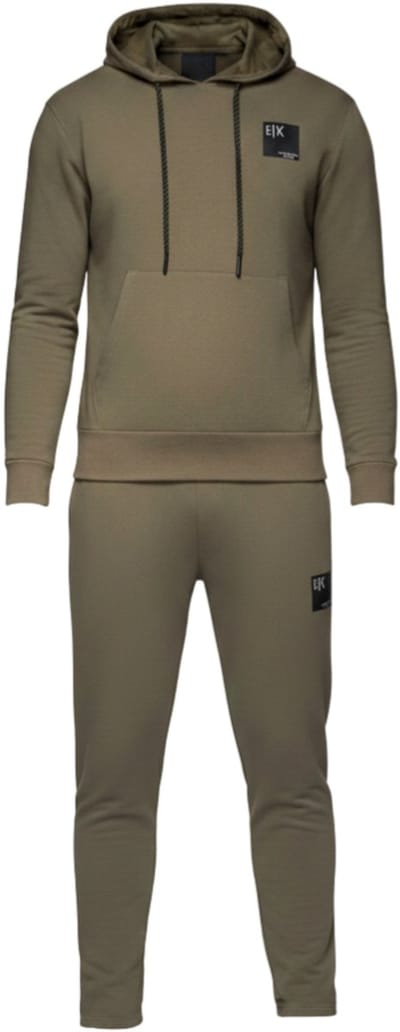 OMBRE Set - Regular Fit - Katoen Donkere Olijf S