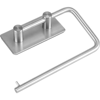 Wandgemonteerde RVS Rolpapierhouder Tissue Handdoekrek voor Badkamer Toilet gray