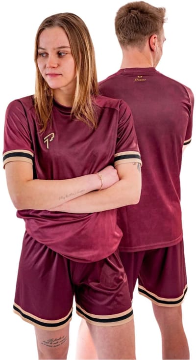 Proma Sports - Performance Shirt - Fade Burgundy - 2XS/XS - ESPORTS / FOOTBALL Tenue - Kinderen - Volwassenen - Unisex - Teamsports - Fitnessshirt - Voetbalshirt - Tennisshirt - Padelshirt - Gamingshirt - Virtual Sim Racing F1 GT