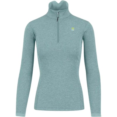 Karpos Pizzocco Fleece Met Halve Rits Grijs M Vrouw
