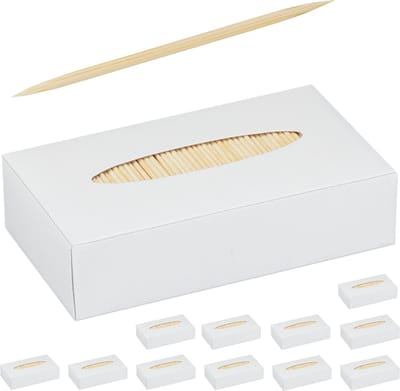 tandenstokers set van 12000 - 6,5 cm - hout