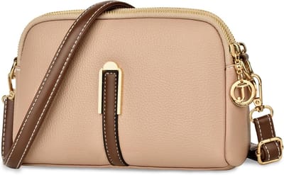 Stijlvolle Schoudertas voor Vrouwen - Zacht Faux Leer, 2-in-1 Handtas met Multi-Pockets voor Mobiele Telefoon en Essentials