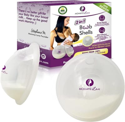 2-in-1 Borstschelpen & Melk Opvanger voor Zogende Moeders | Bij Kreeg/Pijnlijke Tepels