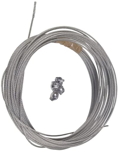 GRUNDFOS Accessoires voor onderwaterpompen Niro staalkabelset 10m D=2mm 4 st, beugelklemmen, 91042980
