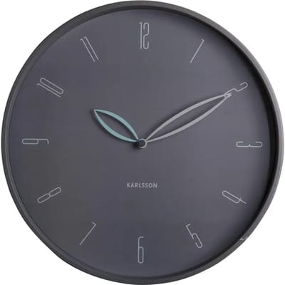 Karlsson Wandklok Petals - Grijs - Ø40cm - Wandklok Scandinavisch