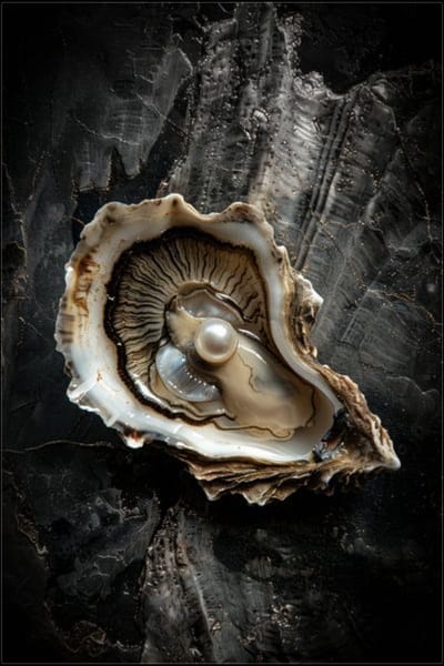 Kristal Helder Galerie kwaliteit Plexiglas 5mm.- Blind Aluminium Ophang-frame- Fotokunst Whisper Of The Pearl - luxe wanddecoratie- Akoestisch en UV Werend- inclusief verzending