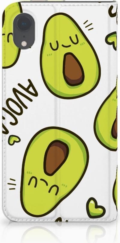Apple iPhone Xr Magnet Case Avocado Singing