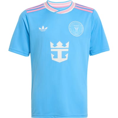 Adidas Miami Truien/Replica's Kinder - Blauw - Maat 147 - 152 CM - Poly Mesh