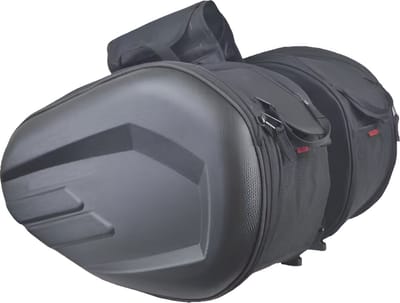 CarryQuest® - Motorrugzak waterdicht - 36L-58L capaciteit - inclusief regenhoes - zwart
