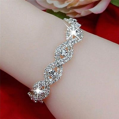 Exquise Luxe Strass Volledige Diamant Armband Hip-Hop Mode Met Diamanten Bezette Cubaanse Schakelarmband gray