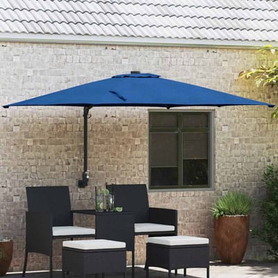 vidaXL - Tuinparasol - 248,5 - x - 247,5 - x - 160 - cm - Polyester - en - Staal