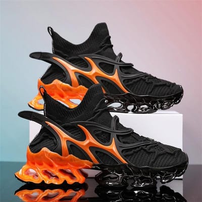 Schoenen heren Sneakers Heren casual herenschoenen tenis Luxe schoenen Trainer Race Ademende schoenen mode loafers loopschoenen voor heren 45 black