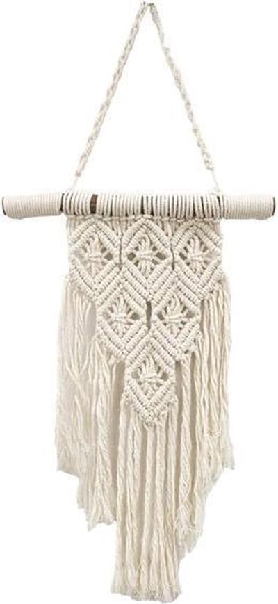 Macramé - Muurdecoratie - Wanddecoratie - Muurhanger - Xana - L30XH45
