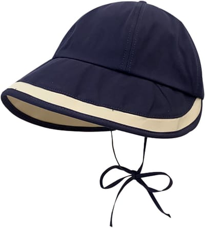 Zonnehoed Dames 56–58 cm – Vissershoed met Brede Rand – UV-beschermende Zomerhoed – Opvouwbaar & Winddicht – Voor Outdoor Gebruik– Marineblauw