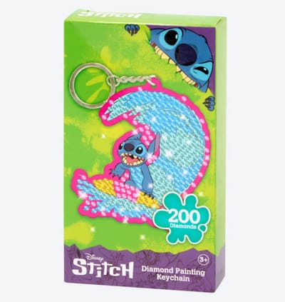 Disney Lilo & Stitch Diamond Painting Sleutelhanger - 200 Diamanten - DIY Knutsel Set - Schoencadeau - Sint & Kerst