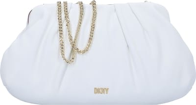 DKNY Koppeling Schoudertas Presley Clutch Optic White Wit