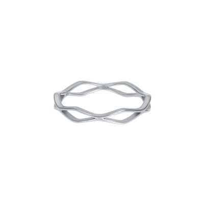 Fame-Modern-Zilverkleurig-Dames Ring
