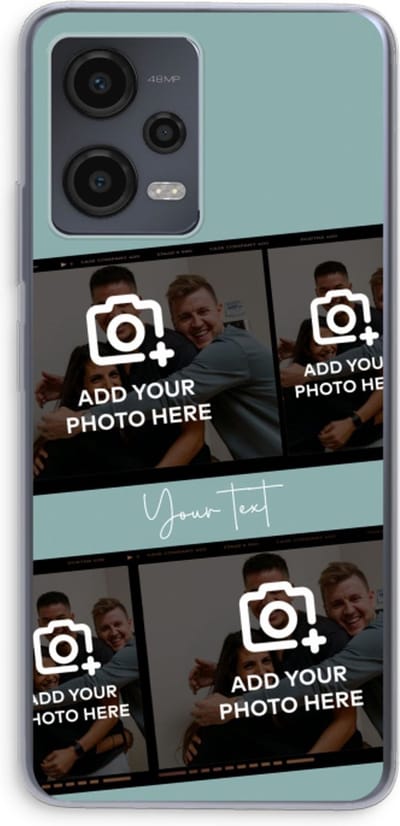 Gepersonaliseerd - Case Company® - Hoesje geschikt voor Xiaomi Redmi Note 12 hoesje - Filmrol N°2 - Soft Cover Telefoonhoesje - Bescherming aan alle Kanten en Schermrand