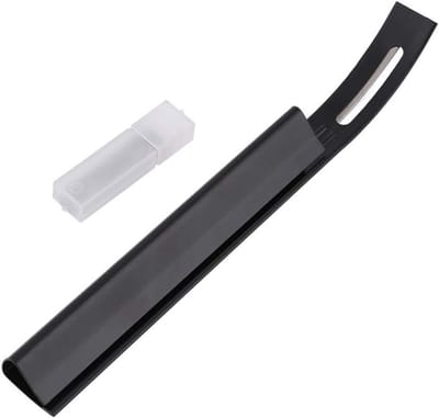 Handgemaakt leer snijden mes met 3 verwisselbare onderdelen voor leren accessoires en ambachtelijke projecten