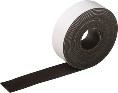 Silverline Flexibele magnetische tape - 25 mm x 3 meter - zelfklevend - eenvoudig op maat te knippen