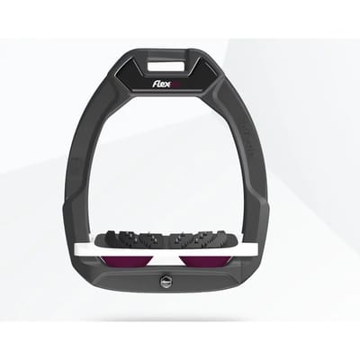 Veiligheidsspanners voor ruitersport Incliné Ultra Grip Antraciet/Wit/Paars Flex-On Safe-On
