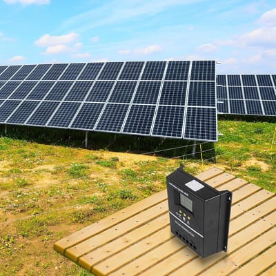 Zonne Laadregelaar - MPPT Controller - Energie Systeem - Automatische Spanning - 200A - Zwart