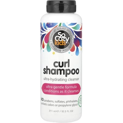 SoCozy, Enfants, Shampoing Boucles, Nettoyant Ultra Hydratant, 10,5 fl oz (311 ml) gray