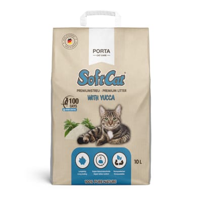 2x 10L Porta SoftCat Yucca Kat