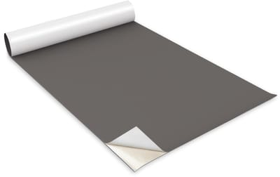 Wallfluent Meubelfolie - Donkergrijs Meubelsticker - 100 cm x 50 cm - Eén kleur Meubelfolie - Kastfolie - Meubelvernieuwing Zonder Schilderen - Plakfolie Meubels - Zelfklevende Meubelwrap - Meubel Make-Over