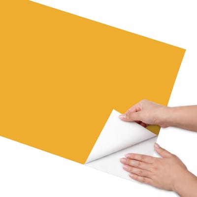 Coloray Meubel Wrap Folie - Oranje Meubelfolie - 50x100 cm - Decoratiefolie Levendig oranje - Meubel Wrap Folie - Minimalist Meubelfolie - Plakfolie Meubels - Keuken decoratie - Achtergronden en patronen