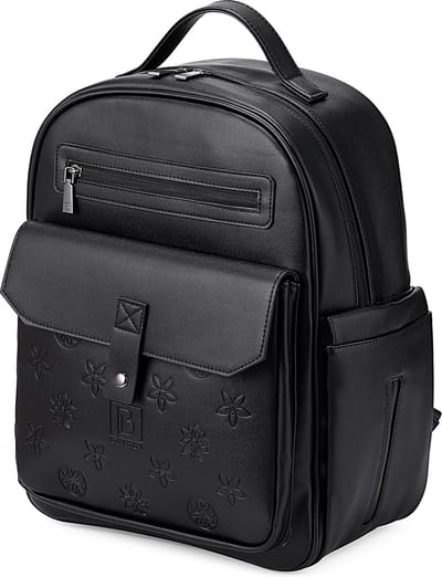 Brisby Venezia Slijtvaste Rugtas - Rugzak - Geschikt voor 14 inch laptop - Laptopvak - Waterafstotend - PU Leer - Blauw